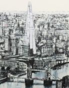 PAUL KENTON, Silver Shard, limited edition embellished print on boxed canvas numbered 91/150,