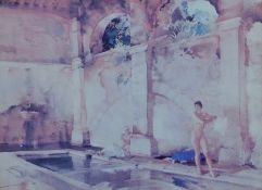 WILLIAM RUSSELL FLINT, three prints, each framed and glazed. The largest 50 x 59 cm overall.