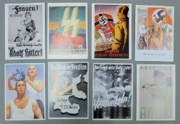 A collection of postcards pertaining to France and Germany.