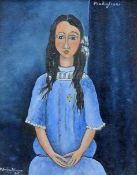 PETER JOHN ALDERMAN (after Amedeo Modigliani), 'Alice' and 'Portrait of a Young Woman',