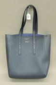 An Aspinal of London leather tote bag with attached purse. 30 cm wide.