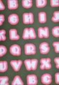 EINE, BEN (born 1970) British (AR), Alphabet, a signed limited edition print on paper,