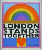BLAKE, SIR PETER CBE RDI RA (born 1932) British (AR), London Stands Together, print on paper,