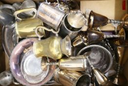 A quantity of silver-plate, etc including a small set of surgical instruments.