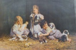 DAVID SHEPHERD (1931-2017), 'Playtime', limited edition print, numbered 277/850,