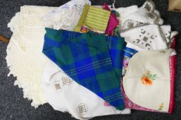 A quantity of various linen,