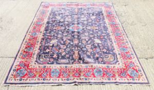 An antique Persian handmade Farahan carpet. 364 x 262 cm.