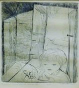 LILI CASSEL-WRONKER (1924-2019) German, 'Carol', limited edition print, numbered 3/10,