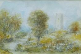 ROY TURNER DURRANT (1925-1998) British, 'Lavenham', watercolour, numbered 41-5329, signed,
