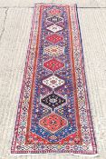 A fine Persian handmade Yalameh runner. 313 x 83 cm.