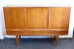 A Danish mid-century sideboard. 165 cm long.