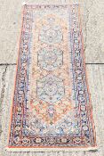 A Qum handmade runner 214 x 75 cm.