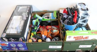 Collection of radio controlled vehicle models to include Toy Story and Cars, most vehicles in