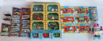 Collection of children's models to include 11x Mattel Disney Pixar Cars film themed diecast vehicles