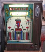 Mid-20th Jamieson of Bridlington Goalie 2P Arcade Game, mechanism and lights working at time of