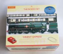 Hornby OO gauge R1038 Orient Express boxed set with BR lined green 'United States Lines' Merchant