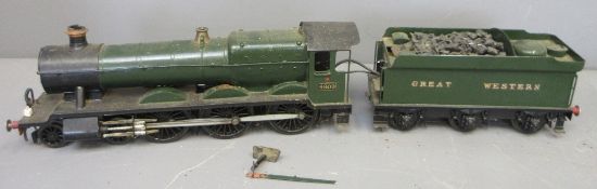 1x Kit Built O gauge GWR Hall Class 4-6-0 No. 4909 'Blakesley Hall' steam locomotive Bradleys