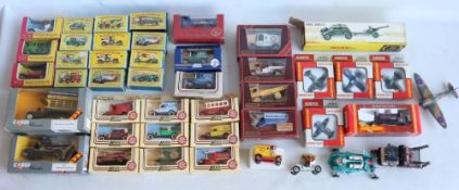 Mixed collection of mostly diecast model vehicles to include vintage Matchbox Lesney Models Of