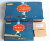 Hornby R2368 OO gauge live steam Class A4 4495 'Golden Fleece' NE Railways wartime black livery in