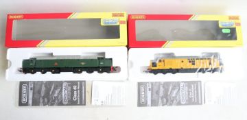 Three OO gauge electric diesel locomotive models from Hornby, all with fitted TTS Sound to include