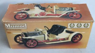 Boxed Mamod SA1 Steam Roadster with accessories, model has been run but is in overall very good