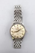 Omega Constellation chronometer stainless steel automatic wristwatch with date on rice grain