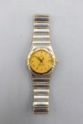Omega Constellation Chronometer stainless steel and 18ct gold plated automatic wristwatch with