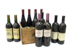 Mixed Red Wines - Twelve Bottles of red wine including two 1995 Marquis D'Olt, four Argentinian