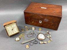 Waltham USA; A Gold Plated Cased Openface Pocket Watch, within plain Illinois Watch Co Case;