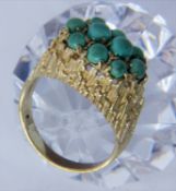 DAMENRING. 585/000 Gelbgold mit