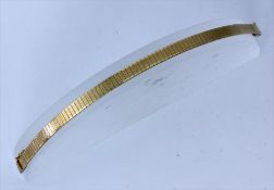 GOLDENES ARMBAND. 585/000 Gelbgold.