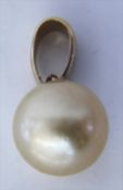 ANHÄNGER. 585/000 Gelbgold mit