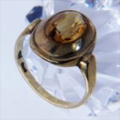 DAMENRING. 333/000 Gelbgold mit