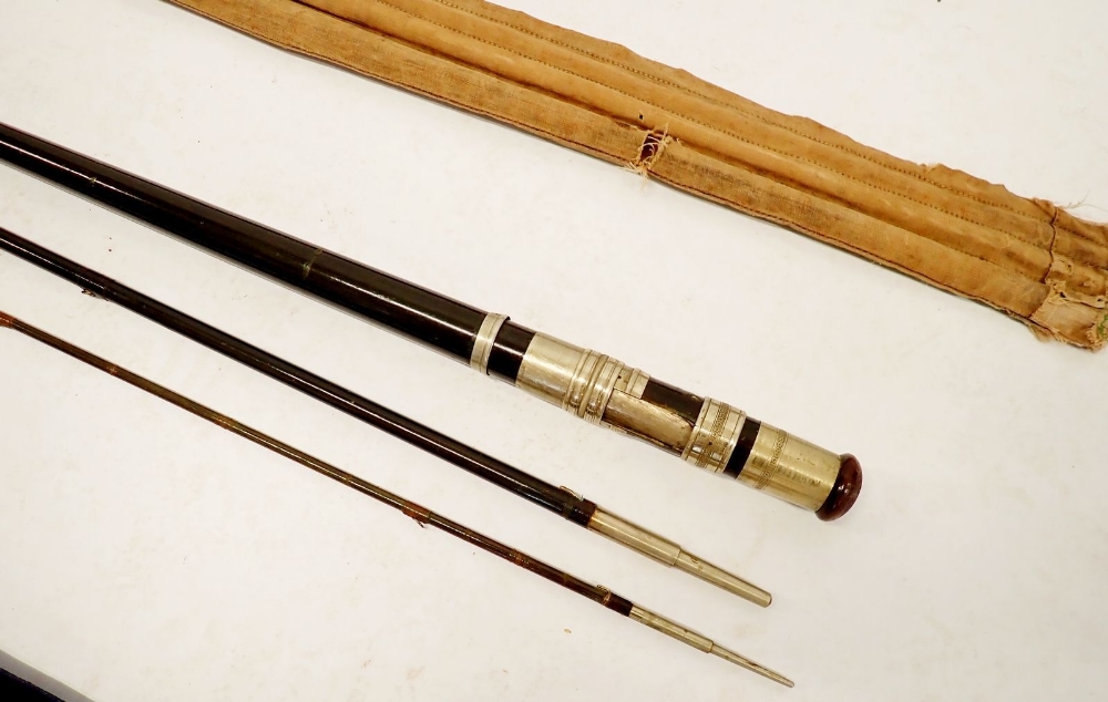 Three fishing rods - Hardy Bros. Richard Walker Superlite Reservoir fly rod - 9'3" with original - Image 3 of 4