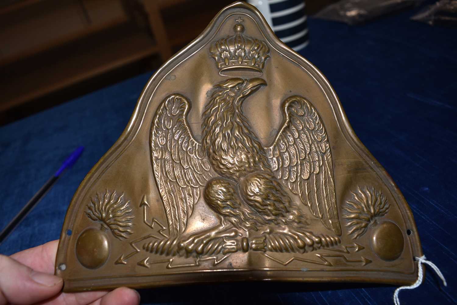 A French Frontlet from the Bearskin of an Imperial Guard, having a ...