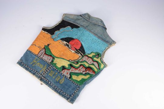 Hawkwind Jacket Hawkwind Jean Jacket, a sleeveless sheepskin lined denim jean jacket ...
