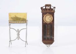 A 1920/30s German soft metal dolls’ house aquarium,