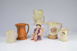 A collection of six Royal commemorative tankards,