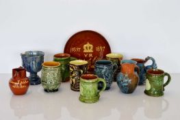 A collection of Commemorative Earthenware,
