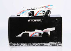 A Minichamps 1:18 Scale Porsche 917/10 Can Am 1973 (Hurley Haywood),