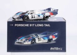 AUTOart Millennium Series 1:18 Scale Porsche 917L Le Mans Racing Car '71 (Elford/Larrousse) 'Martini