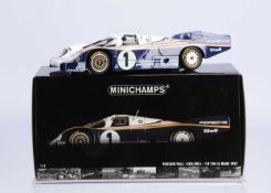 A Minichamps 1:18 Scale Porsche 956L 24h Le Mans 1982 (Winners: Ickx/Bell),