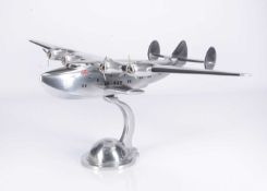 A Large & Impressive Paul Benn 1:50 Scale Boeing 314 Clipper Flying Boat 'Berwick' Display Model,