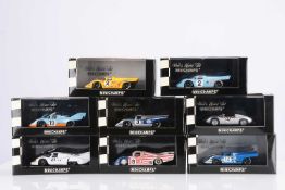 Minichamps 1:43 Scale Porsche Racing Car Models,