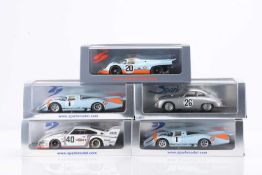 Spark 1:43 Scale Porsche Racing Car Models,