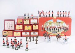 Various W Britain boxed sets and figures comprising set 40393 Band of the Royal Marine Light Infantr
