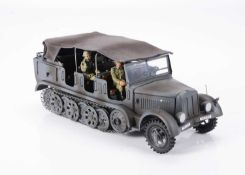 Military Transport Toys series of WWII military vehicles made in heavy-gauge tinplate metal,