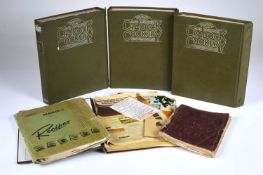 Fanny and Johnnie Cradock Cookery Programme green album folders,