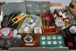 A collection of watch parts and spares,