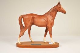 A Beswick Pottery figure of a racehorse,